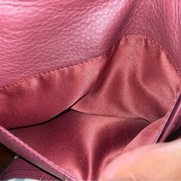 Chic Burgundy Crossbody Bag - Picture 6 of 7